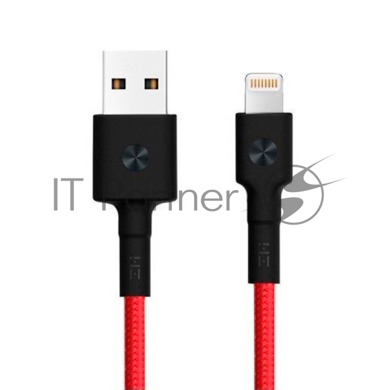 Кабель USB/Lightning ZMI MFi 30 см (AL823) красный
