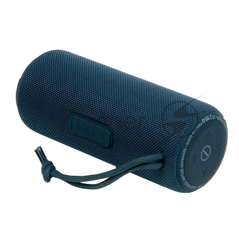 Портативная колонка bluetooth Hopestar P24, TWS, AUX, USB, microSD, TF, Type-C, синий с красной вставкой