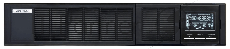 Источник бесперебойного питания АТС-КОНВЕРС 3000 ВА/3000 Вт (on-line, Iзу=12А, встроенная АБ 72В, Rack/Tower) ATS 3000 R-BE
