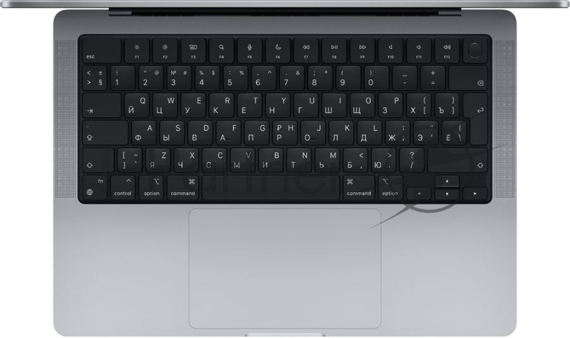 Ноутбук Apple MacBook Pro A2442 M1 Pro 8 core 32Gb SSD512Gb/14 core GPU 14.2 (3024x1964) Mac OS grey space WiFi BT Cam (Z15G000PF)