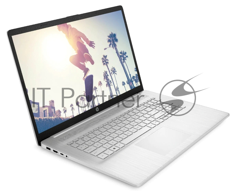 Ноутбук HP 17-cp0321nw Ryzen 5 5500U 8Gb SSD512Gb AMD Radeon 17.3 IPS FHD (1920x1080) Windows 11 Home English silver WiFi BT Cam (5A5L8EA)