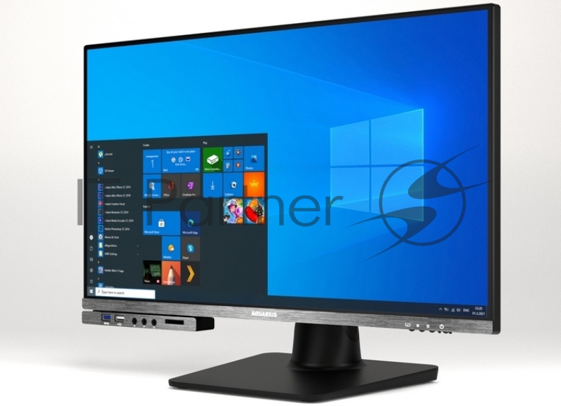 Моноблок Aquarius Mnb Pro T904 R53 23.8 Core i5 10500/8Gb/SSD 256GB/1 x DP, 1 x HDMI,1 x COM, Camera 5Mpix,DVD-RW/WiFi/BT/USB KB+Mouse/No OS/МПТ