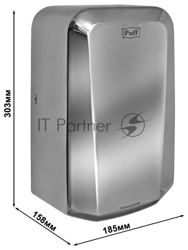 Сушилка для рук Puff 8995 1250Вт хром