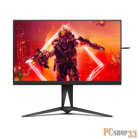 Монитор AOC 27 AG275QXN черный/красный VA LED 1ms 16:9 HDMI матовая HAS Pivot 1000:1 400cd 178гр/178гр 2560x1440 DisplayPort WQHD USB 2.1кг