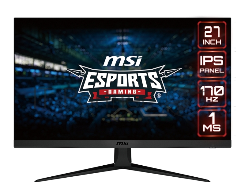 Монитор/ MSI G2712 27 1920x1080, IPS, 178/178, 1 MPRTмс, 250nit, DP/2HDMI, noUSB, T, 1y