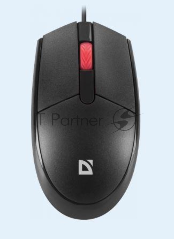 Мышь проводная Defender оптическая Delta MM-523 черн,3D,бесшумная,1,8м