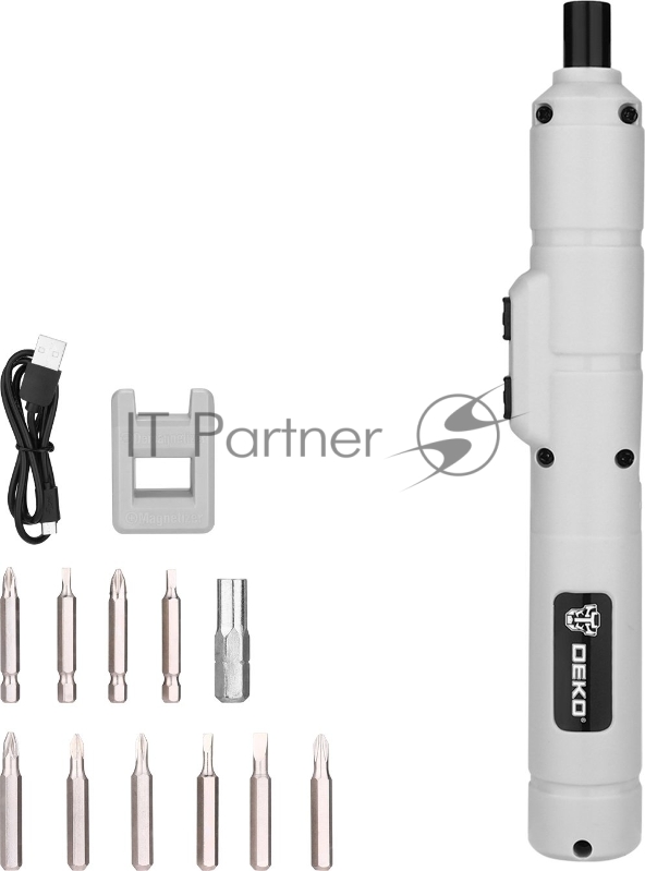 Отвертка аккум. Deko DKS4-Li аккум. патрон:шестигранник 6.35 мм (1/4) (065-0662)