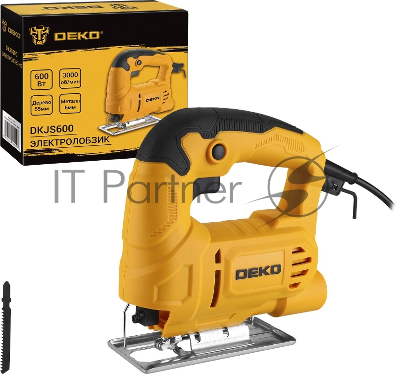 Лобзик Deko DKJS600 +1пил. 600Вт 3000ходов/мин от электросети
