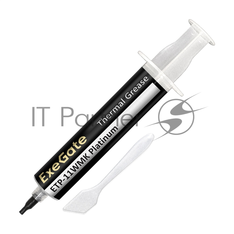 Термопаста ExeGate ETP-11WMK Platinum (11 Вт/(м•К), 30г, шприц с лопаткой)