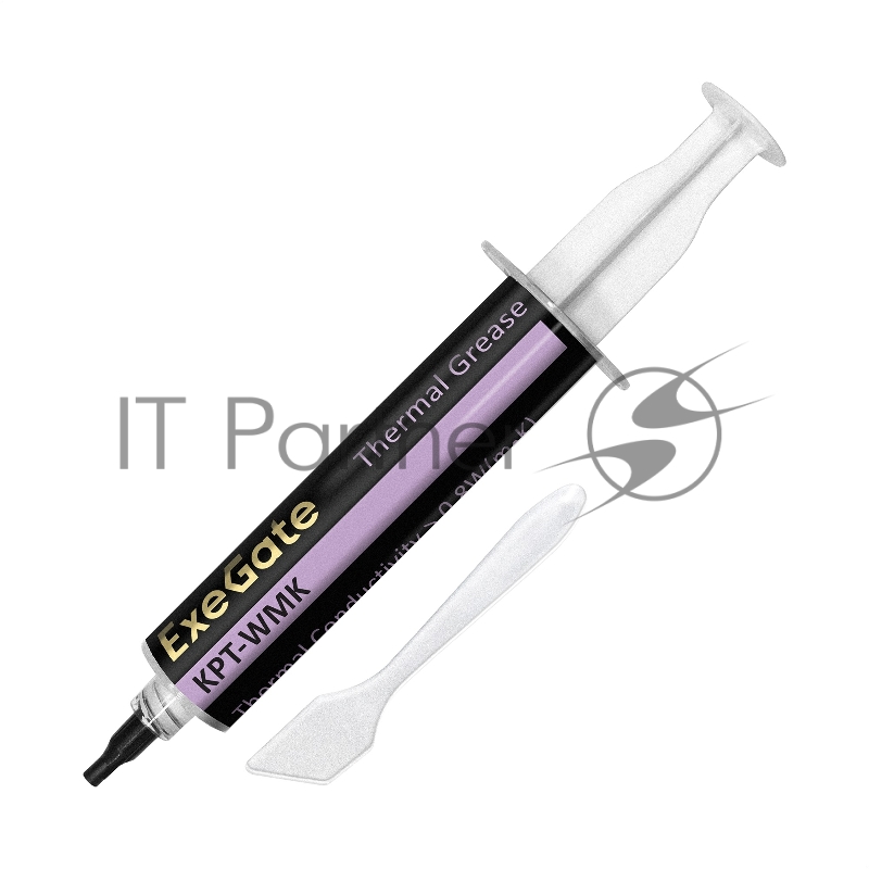 Термопаста ExeGate KPT-WMK (0,8 Вт/(м•К), 20г, шприц с лопаткой)