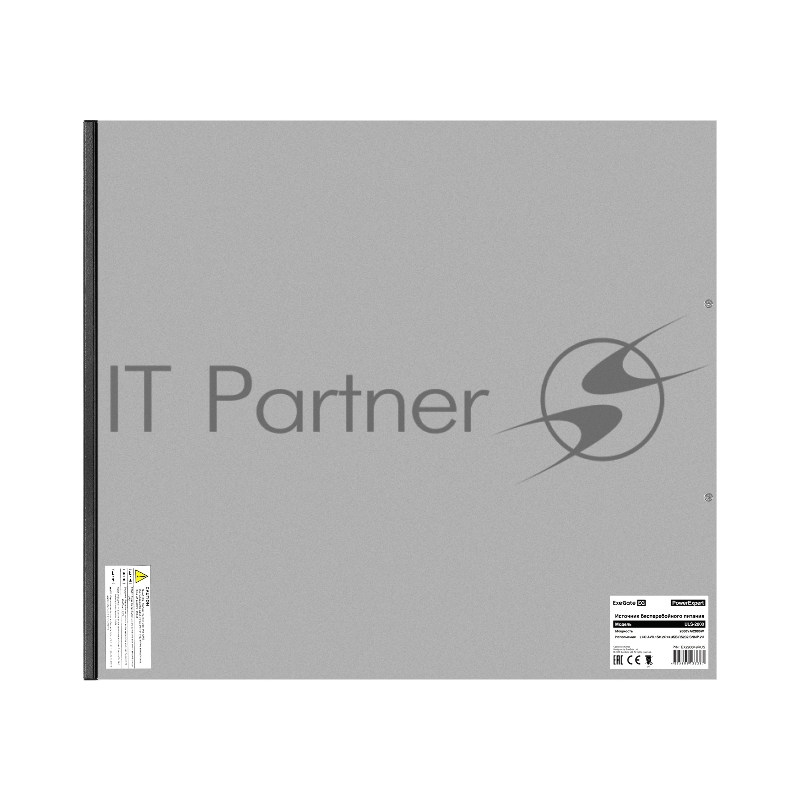 ИБП On-line ExeGate PowerExpert ULS-2000.LCD.AVR.1SH.2C13.USB. <2000VA/2000W, On-Line, PF=1, LCD, 1*Schuko+2*C13, RS232, USB, SNMP-slot, Rackmount 2U/Tower, металлический корпус, Black>