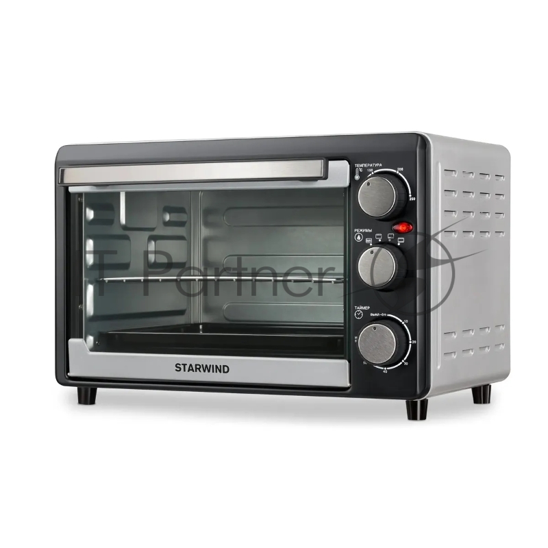 Мини-печь Starwind SMO2044 18л. 1200Вт серебристый