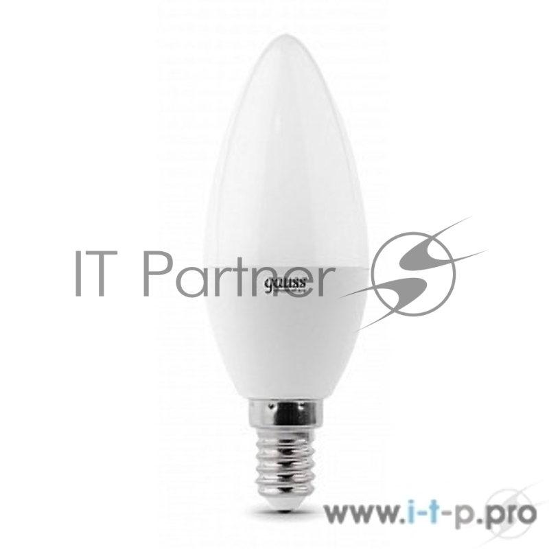 Лампа светодиодная LED 8Вт E14 220В 2700К Elementary свеча | 33118 | Gauss