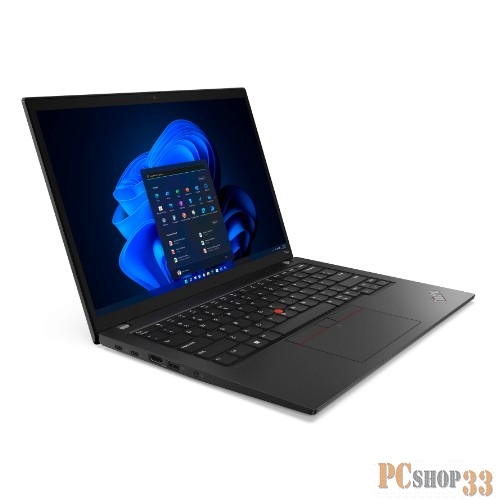 Ноутбук Lenovo ThinkPad T14s Gen 3 14 WUXGA (1920x1200) IPS 300N, i5-1240P, 16GB LPDDR5 4800, 512GB SSD M.2, Intel Iris Xe, WiFi, BT, FPR, IR Cam, 57Wh, 65W USB-C, KB RU/ENG, NoOS, 3Y, 1.21kg