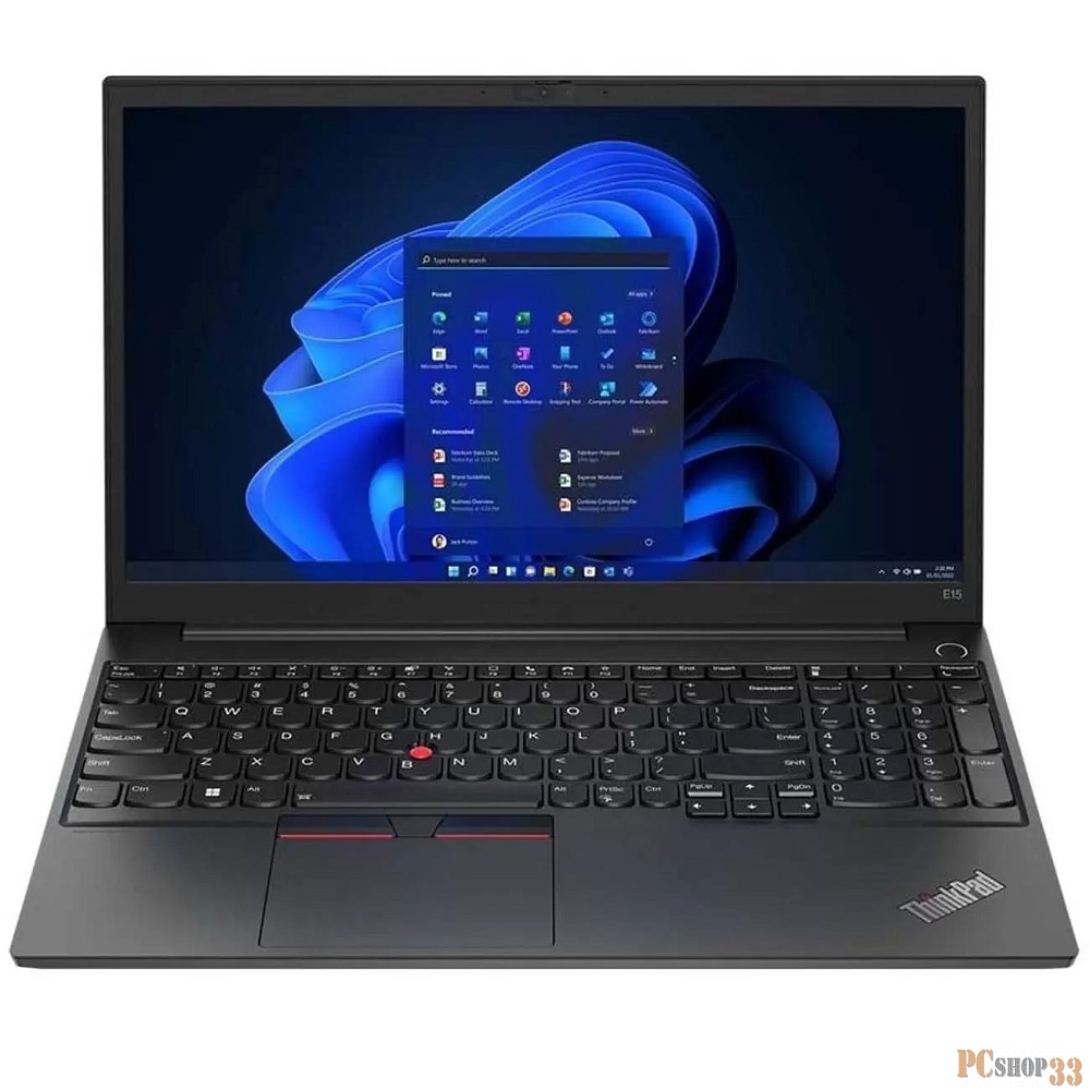 Ноутбук ThinkPad E15 Gen 4 15,6 FHD (1920x1080) IPS 300N, i5-1235U, 2x8GB DDR4 3200, 512GB SSD M.2, Intel Iris Xe, WiFi, BT, FPR, FHD Cam, 57Wh, 65W USB-C, NoOS, Black, 1Y, 1.7kg