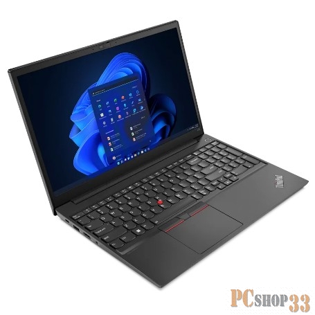 Ноутбук ThinkPad E15 Gen 4 15,6 FHD (1920x1080) IPS 300N, i7-1255U, 2x8GB DDR4 3200, 512GB SSD M.2, Intel Iris Xe, WiFi, BT, FPR, FHD Cam, 57Wh, 65W USB-C, NoOS, Black, 1Y, 1.7kg