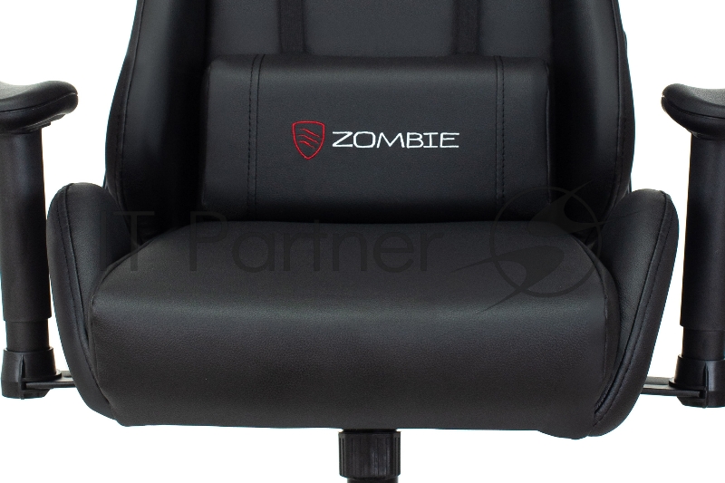Кресло игровое Zombie Formula черный/карбон эко.кожа крестов. пластик