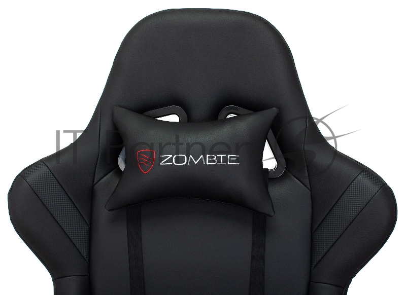 Кресло игровое Zombie Formula черный/карбон эко.кожа крестов. пластик