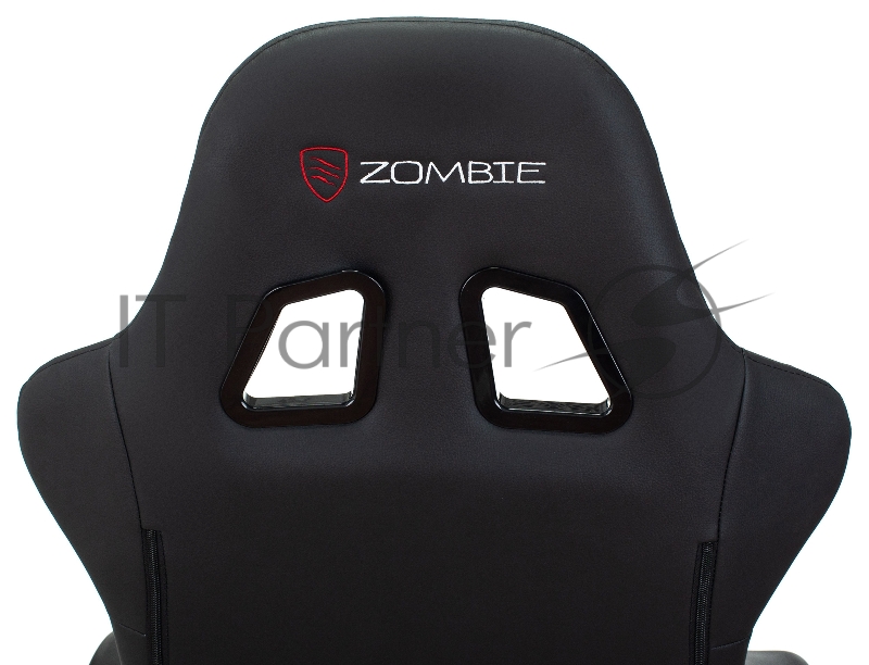 Кресло игровое Zombie Formula черный/карбон эко.кожа крестов. пластик