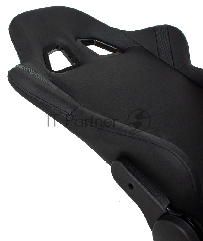 Кресло игровое Zombie Formula черный/карбон эко.кожа крестов. пластик