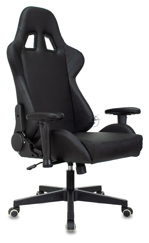 Кресло игровое Zombie Formula черный/карбон эко.кожа крестов. пластик