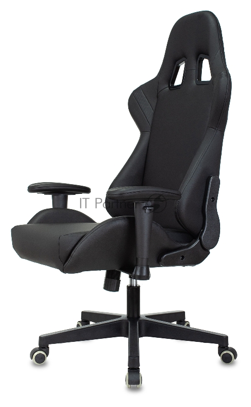 Кресло игровое Zombie Formula черный/карбон эко.кожа крестов. пластик