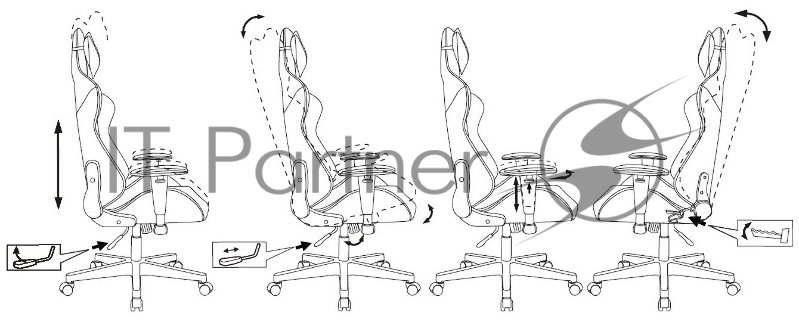 Кресло игровое Zombie Formula черный/карбон эко.кожа крестов. пластик