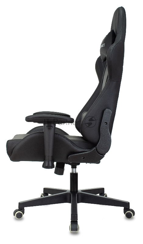 Кресло игровое Zombie Formula черный/карбон эко.кожа крестов. пластик