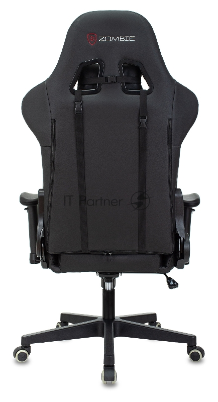 Кресло игровое Zombie Formula черный/карбон эко.кожа крестов. пластик