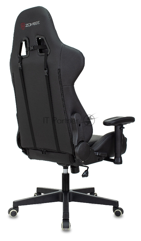 Кресло игровое Zombie Formula черный/карбон эко.кожа крестов. пластик