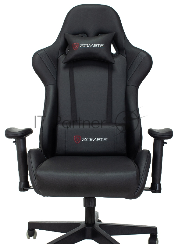 Кресло игровое Zombie Formula черный/карбон эко.кожа крестов. пластик