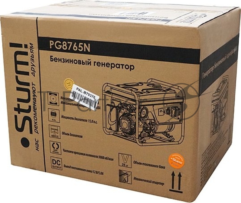 Генератор Sturm! PG8765N 6.5кВт