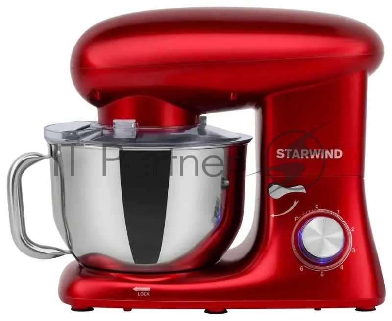 Миксер планетарный Starwind SPM7165 1600Вт красный
