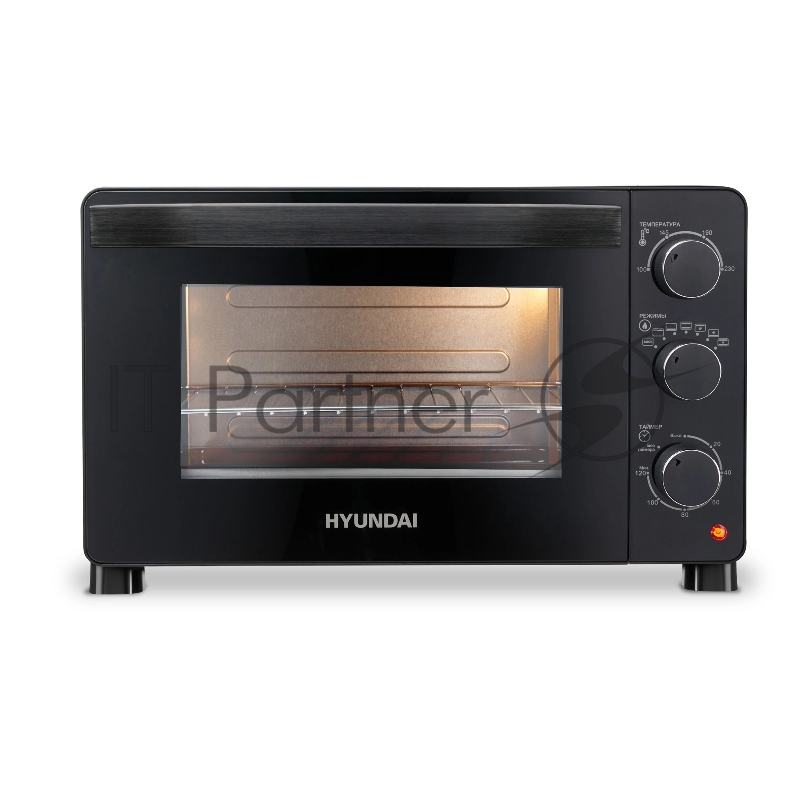 Мини-печь Hyundai MIO-HY080 23л. 150Вт черный