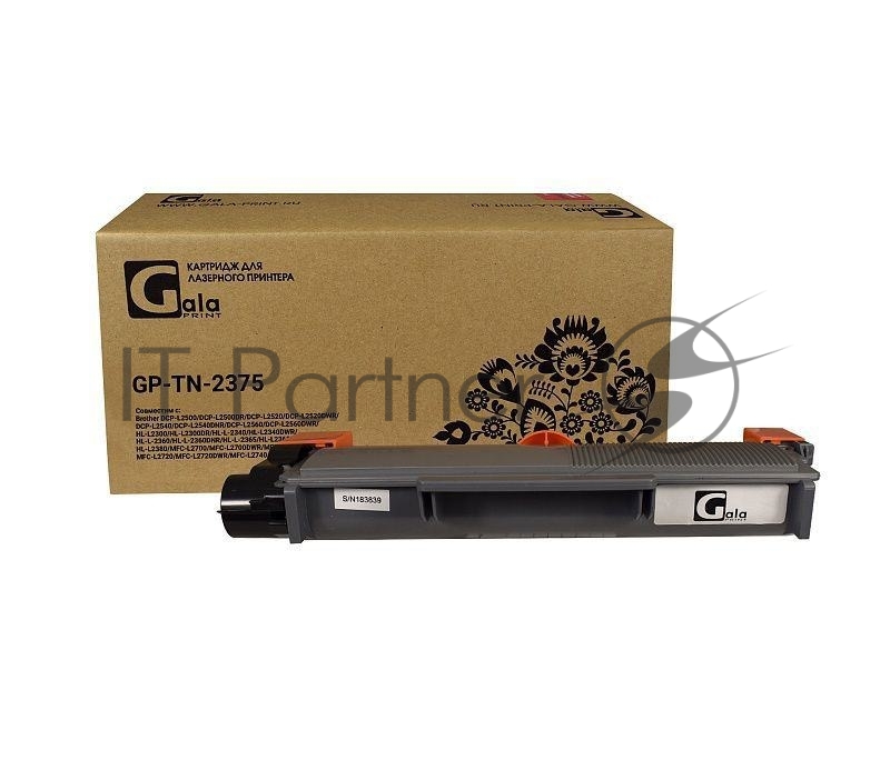 Картридж GalaPrint совместимый TN-2375 для Brother DCP L2540/2560/2500/2520/MFC L2720/2700/2740/HL L2365/2340/2360/2300 2600к GP