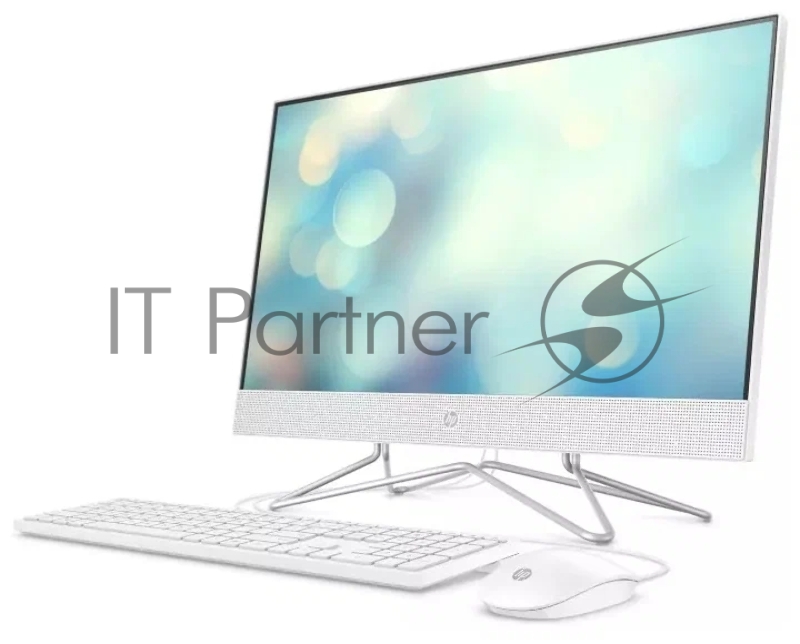 Моноблок HP 24-df1063ny NT 23.8 FHD(1920x1080) Core i3-1115G4, 4GB DDR4 3200 (1x4GB), HDD 1Tb, Intel Internal Graphics, noDVD, kbd(eng)&mouse wired, HD Webcam, Snow White,FreeDOS, 1Y Wty