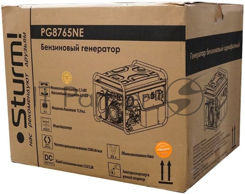 Генератор Sturm! PG8765NE 6.5кВт