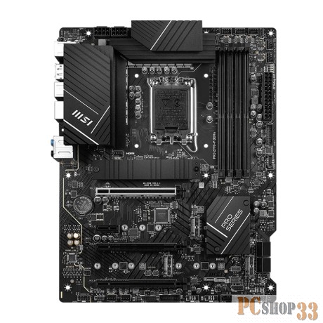 Материнская плата MSI PRO Z790-P DDR4, Z790, LGA1700, 4DDR4, 3PCI - Ex16, 1PCIEx1, 4M.2