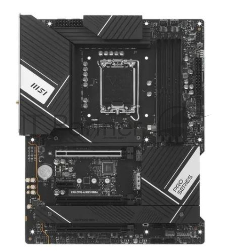 Материнская плата MSI PRO Z790-A WIFI DDR4, Z790, LGA1700, 4DDR4, 3PCIEx16, 1PCIEx1, 4M.2, 6SATA3