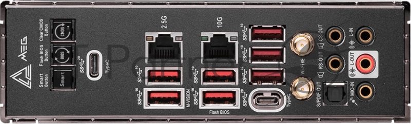 Материнская плата MSI MEG X670E GODLIKE, AM5,4DDR5,3PCI - Ex16,4M.2,8SATA3,3USB 3.2 Gen2x2,8USB3.2 Gen2,4USB3 (010122)