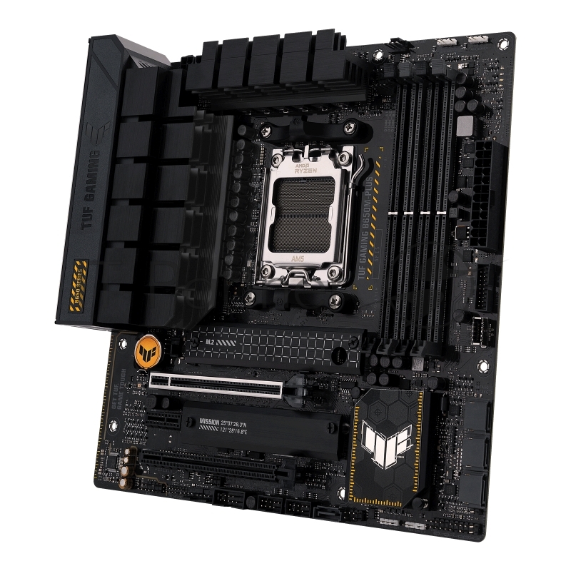 Материнская плата ASUS TUF GAMING B650M-PLUS AM5 micro-ATX 4xDDR5 2xPCIEx16 PCIEx1 2xM.2 HDMI DP 2.5GLAN (90MB1BG0-M0EAY0)