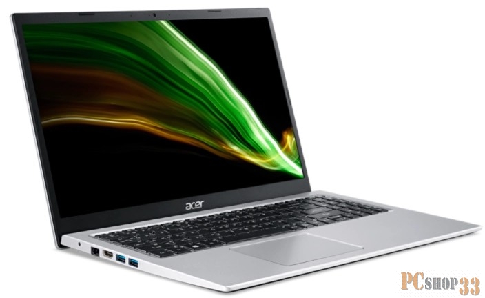 Ноутбук Acer Aspire 3 A315-58-38HS Core i3 1115G4 8Gb SSD256Gb Intel UHD Graphics 15.6 IPS FHD (1920x1080) Eshell silver WiFi BT Cam (NX.ADGER.003)
