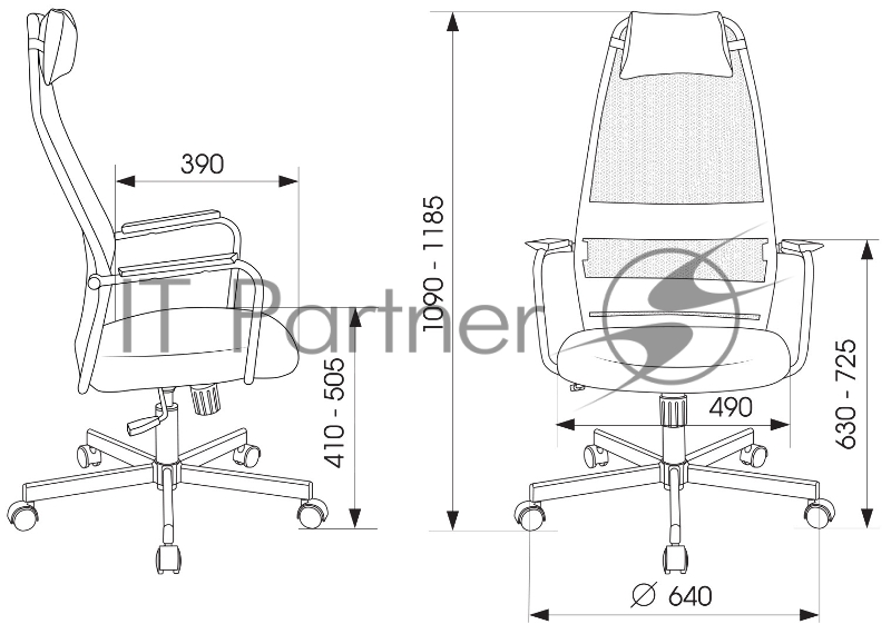 Кресло игровое Zombie ONE черный/красный сиденье черный текстиль/эко.кожа с подголов. крестов. металл