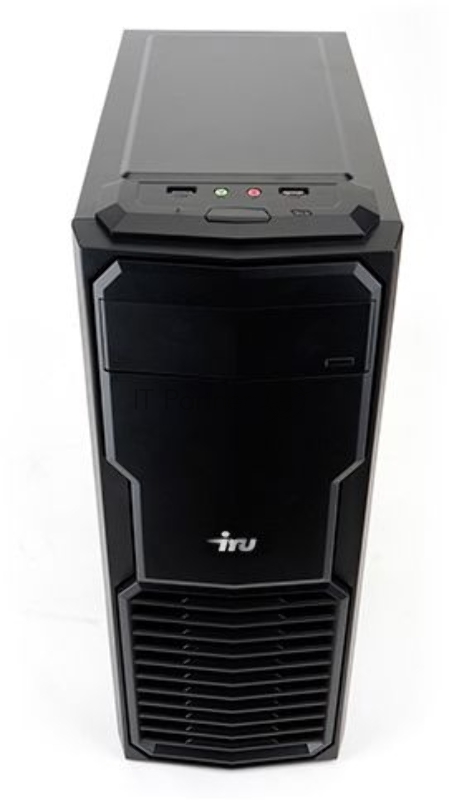 Компьютер IRU Home 223 MT Ryzen 3 3100 (3.6) 8Gb SSD240Gb GTX1050Ti 4Gb Windows 10 Home Single Language 64 +MSO365Per GbitEth 400W черный