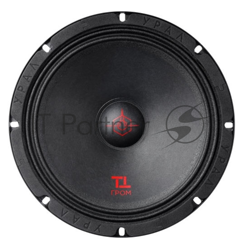 Колонки автомобильные Ural ТТ 200 ГРОМ (без решетки) 98дБ 4Ом 20см (8дюйм) (ком.:2кол.) среднечастотные однополосные