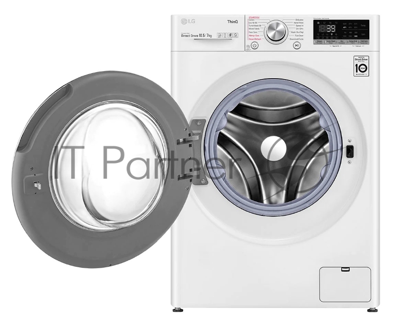 Стиральная машина LG F4DV710S1E пан.англ. класс: A загр.фронтальная макс.:10.5кг (с сушкой) белый