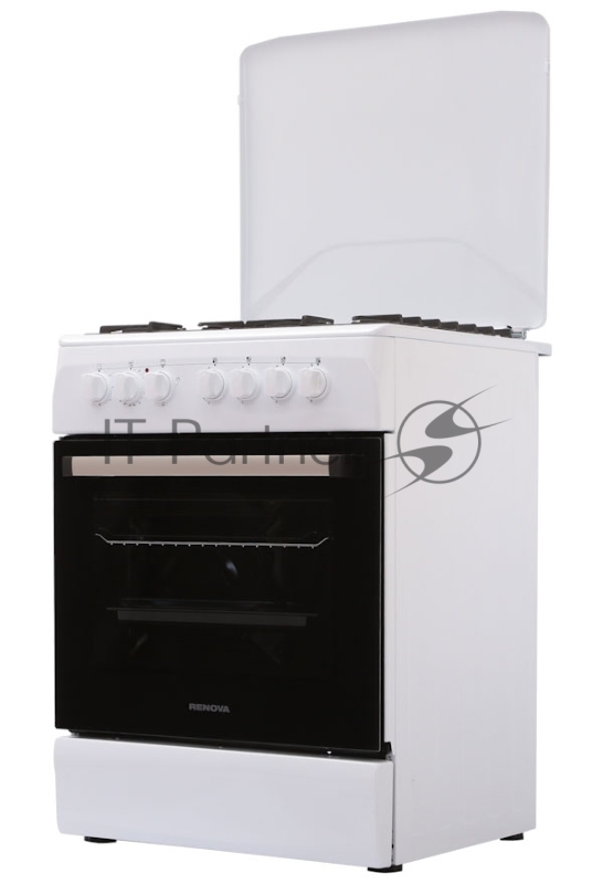 Плита RENOVA SG6E-TDW комбинированная белый