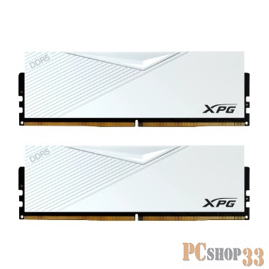 Модуль памяти ADATA 16GB (2 x 8Gb) DDR5 UDIMM, XPG LANCER, 5200 MHz CL38-38-38, 1.25V, Белый Радиатор