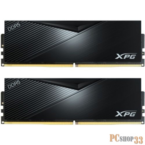 Модуль памяти ADATA 16GB (2 x 8Gb) DDR5 UDIMM, XPG LANCER, 5200 MHz CL38-38-38, 1.25V, Черный Радиатор