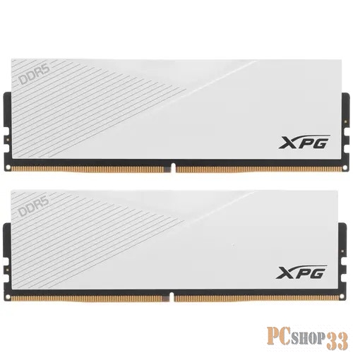 Модуль памяти ADATA 32Gb (2 x16GB) DDR5 UDIMM, XPG Lancer RGB, 5600 MHz CL36-36-36, 1.25V, RGB + Белый Радиатор